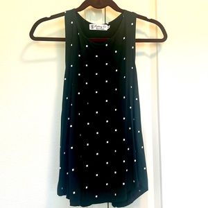 Fighting Eel square print top